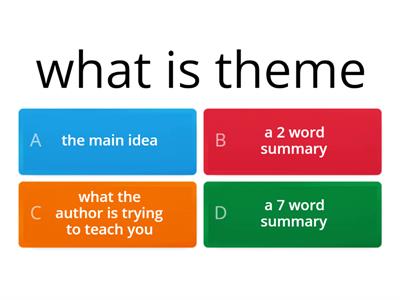 theme quiz
