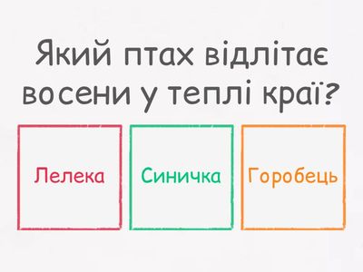 Чи всі птахи восені відлітають в теплі краї?
