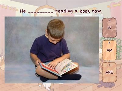 Grade 2 - Present Continuous (am, is, are)