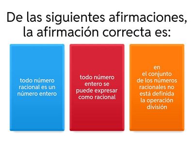 Clasificación y Operaciones con Números Racionales