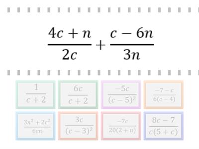 Додавання і віднімання дробів з різними знаменниками