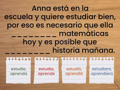 Es necesario que... / Presente de Subjuntivo