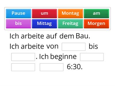 Mein Arbeitstag 3: Bauarbeiter