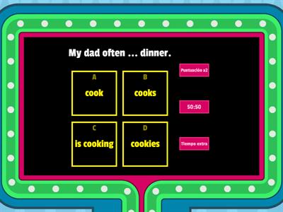 Simple present VS Present Continuous