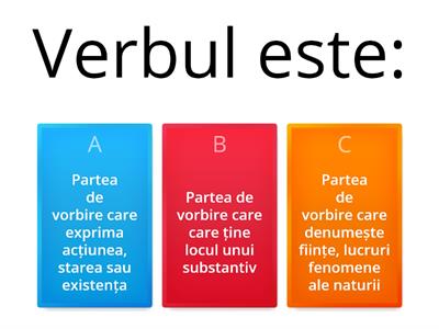 Verbul- test VI