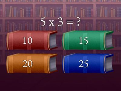 Таблиця множення та ділення числа 5