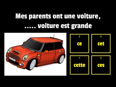 Adjectifs demonstratifs