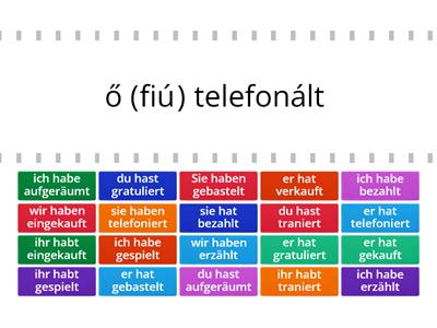  Perfekt- schwache Verben (BF- Lektion15)