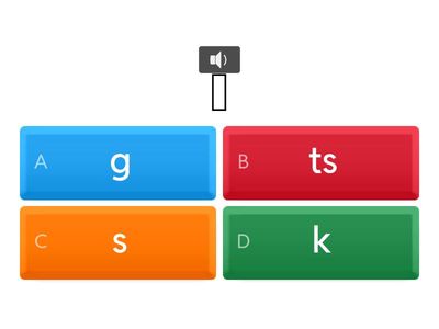 注音符號揣台羅聲母-聽語音找出與台羅音標對應的聲母