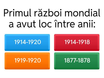 Primul război mondial