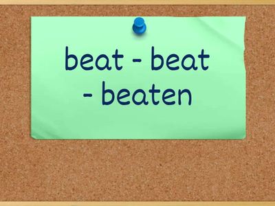 Неправильні дієслова (be ... blow)