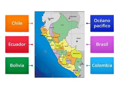 limites del mapa del peru