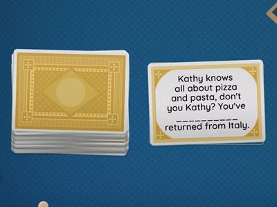 L3. PRESENT PERFECT. Set 1. Just, already, yet.