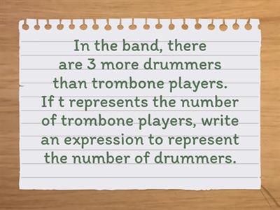 Variable expressions