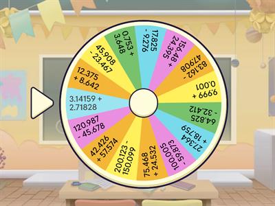 Сложение и вычитание десятичных дробей