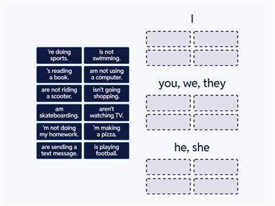 Present continuous 1