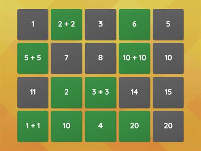 Doubles Addition to 20