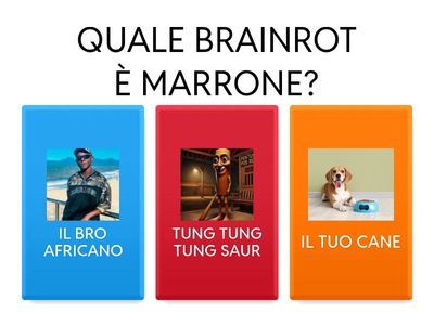 BRAINROT QUIZ 100% PER BIMBI MINCHIA