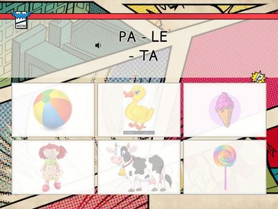 ORDENA Y CUENTA LAS SÍLABAS QUE TIENE LA PALABRA