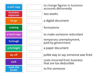 Employment / Business Vocabulary