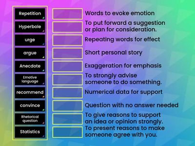 Persuasive Techniques Match-Up