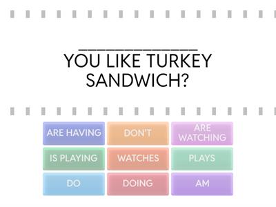 SIMPLE PRESENT X PRESENT CONTINUOUS (A2)