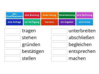 B2 Nomen-Verb-Verbindungen