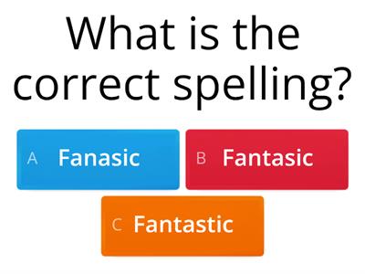 Spelling Quiz 22/5