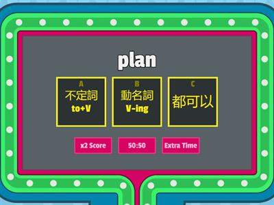 不定詞和動名詞