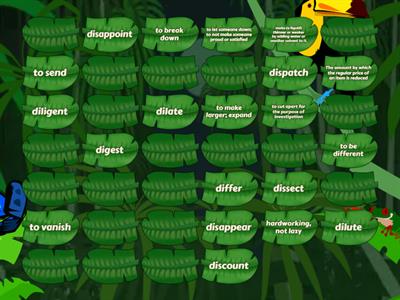 Chameleon Prefix di (dif, dis)