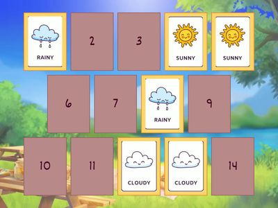 weather - memory game 