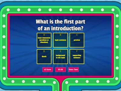 ESSAY INTRODUCTION STRUCTURE for problem & solution essay 