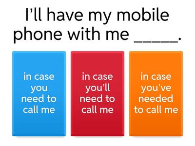 zero and first conditionals, future time clauses