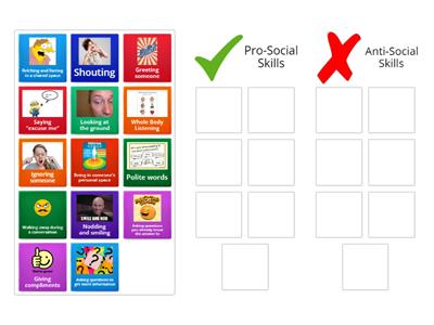 Pro-Social Skills Versus Anti-Social Skills 