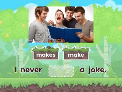 Present simple affirmative form