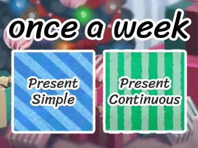 Present Simple/Present Continuous markers quiz