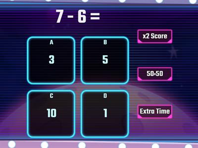 subtraction within 10