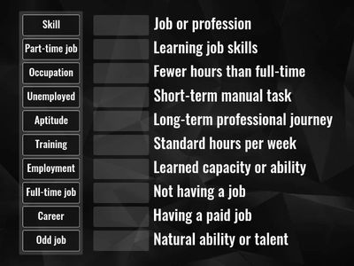 Match 9 клас U4 Vocabulary B1