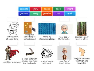 2nd Class spelling list 3 - definitions