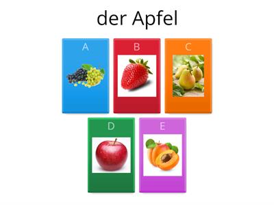 3.Kl. Obst - Gemüse Quiz