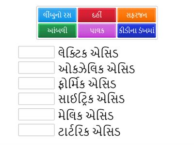 Std 7 sci. ch 4-એસિડ - બેઇઝ અને ક્ષાર :- L.O. SC.7.13 શીખેલા વૈજ્ઞાનિક ખ્યાલોને રોજિંદા જીવનમાં લાગુ કરે છે.