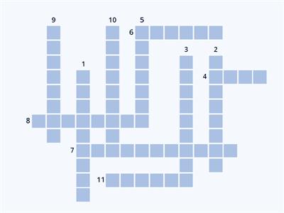 Strong adjectives - crossword 