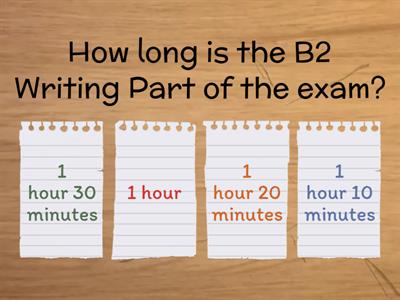 B2 Writing