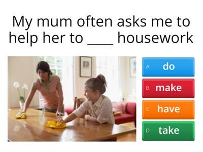 do, make, have, take