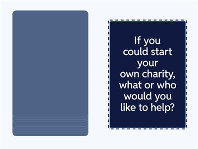 Charity+ volunteering speaking topics