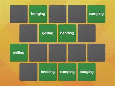 -ing Suffix Matching Pairs