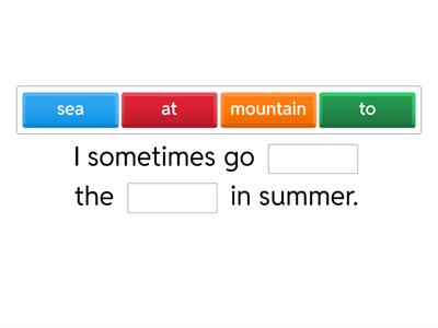 Topstars 3: Module 6: Make a sentence.