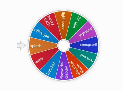 Vocabylary 9 excel unit 3g