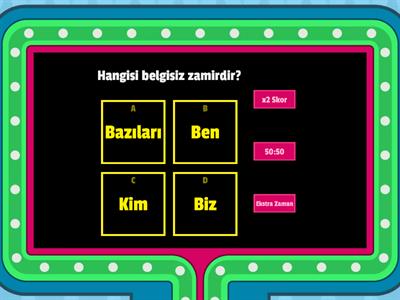 türkçe zamirler 6.sınıf