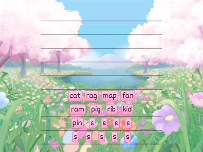 CVC + s Word Builder